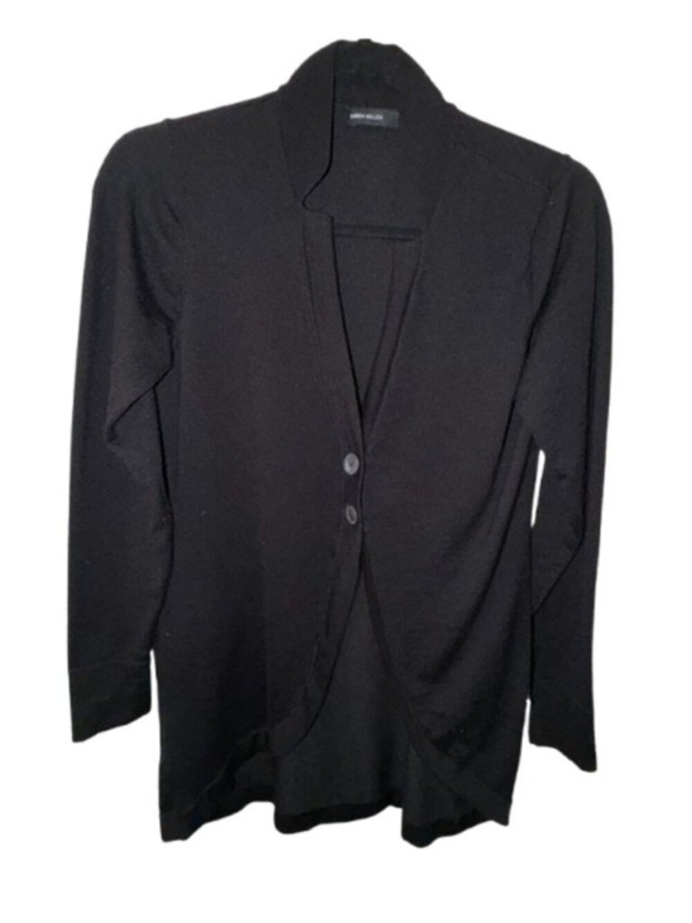Karen Millen single-breasted knit cardigan black women's size M